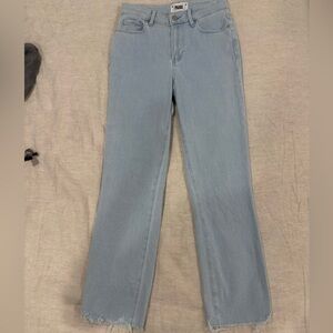 Paige denim Cindy crop. High rise jeans